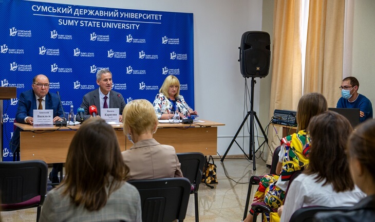 SumDU held a press conference on the results of the updated Times Higher Education ranking